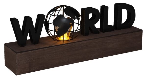 Atmosphera - LED Dekorácia WORLD LED/2xAAA