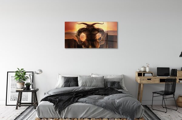 Obraz na skle Sunset forma 100x50 cm 2 Prívesky