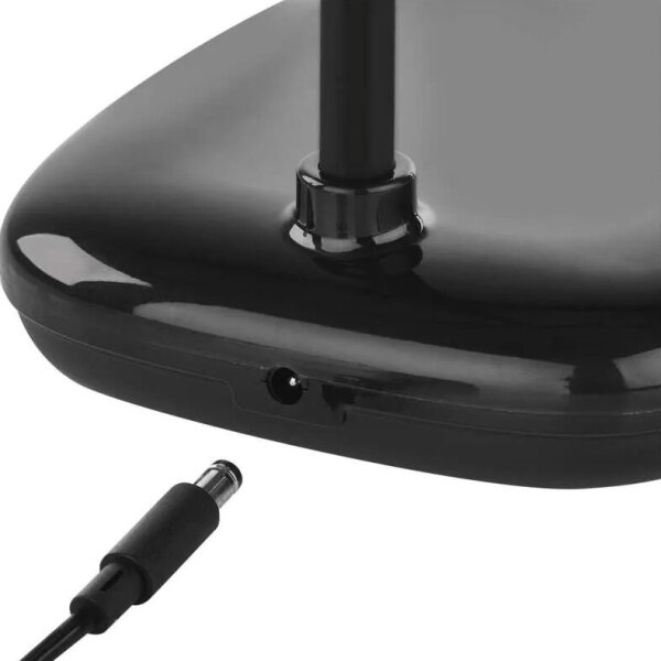 LED Stmievateľná flexibilná stolná lampa LED/12W/230V 3000K/4000K/6500K čierna