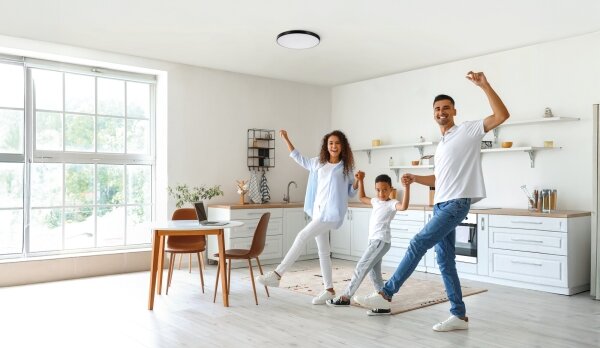 Kanlux 38610 - LED Stmievat. svietidlo PLAFON LED/20W/230V 3000-6500K Wi-Fi čierna