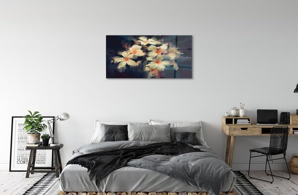 Obraz na skle obraz kvetín 100x50 cm 2 Prívesky