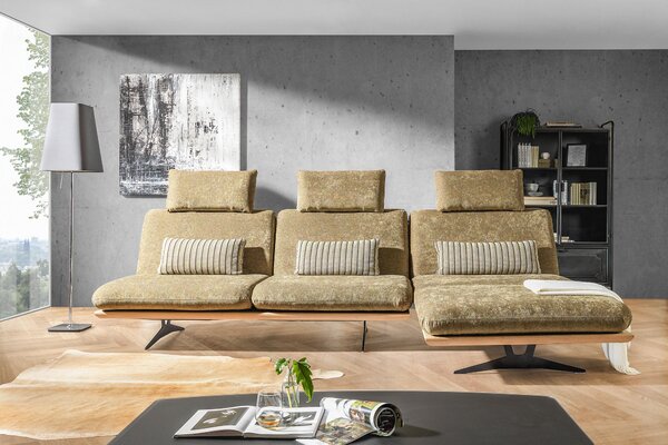 OTOMAN, drevo, textil, 114/92/165-218 cm Dieter Knoll - Sedačky