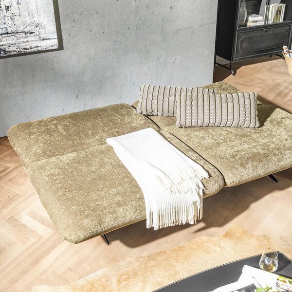 OTOMAN, drevo, textil, 114/92/165-218 cm Dieter Knoll - Sedačky