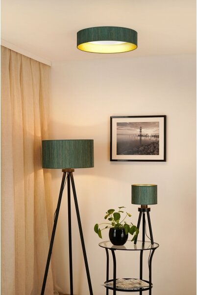 Brilagi - LED Stropné svietidlo BOSTON ROLLER LED/24W/230V pr. 45 cm zelená/zlatá