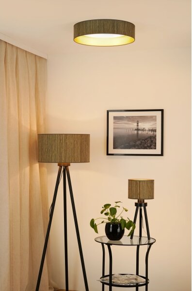 Brilagi - LED Stropné svietidlo BOSTON ROLLER LED/24W/230V pr. 45 cm hnedá/zlatá