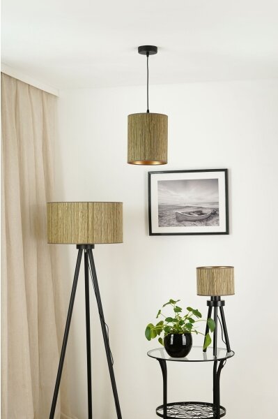 Brilagi - Luster na lanku BOSTON ROLLER 1xE27/15W/230V pr. 21 cm hnedá/zlatá