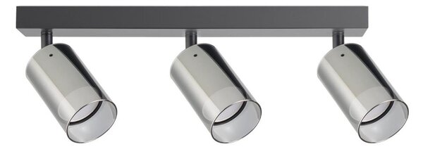 Zuma Line 2211BD-3-BK - Bodové svietidlo REN 3xGU10/50W/230V čierna/šedá