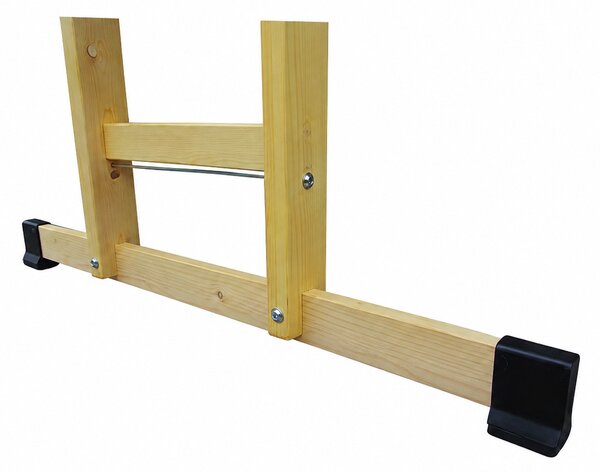 Drevený jednostranný oporný rebrík Sadař, 4 m
