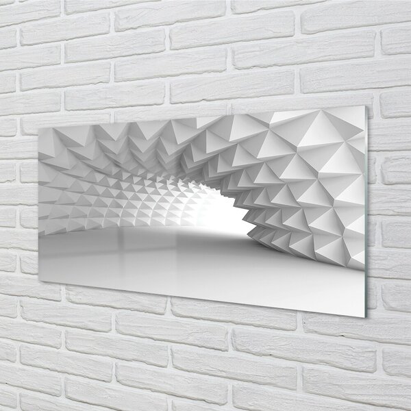 Sklenený obraz Kužele 3d tunel 100x50 cm 2 Prívesky