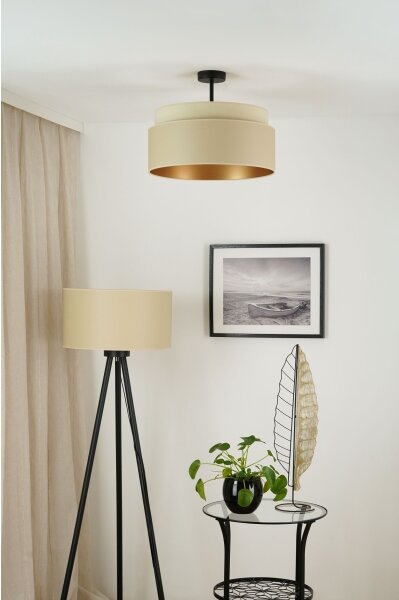 Brilagi - Prisadený luster OREGON VEGE 1xE27/15W/230V pr. 45 cm béžová