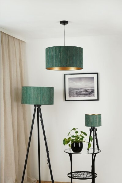 Brilagi - Luster na lanku BOSTON ROLLER 1xE27/15W/230V pr. 45 cm zelená/zlatá