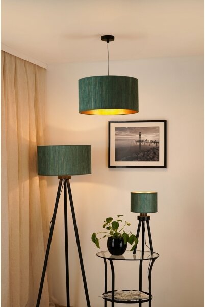 Brilagi - Luster na lanku BOSTON ROLLER 1xE27/15W/230V pr. 45 cm zelená/zlatá