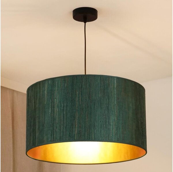 Brilagi - Luster na lanku BOSTON ROLLER 1xE27/15W/230V pr. 45 cm zelená/zlatá
