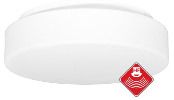 Ecolite W132-BI - Stropné svietidlo so senzorom HECTOR 1xE27/60W/230V IP44 biela