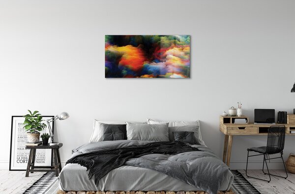 Sklenený obraz fraktály 100x50 cm 2 Prívesky