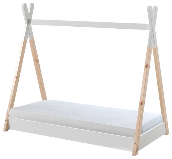 DOMČEKOVÁ POSTEĽ, 70/140 cm biela, farba borovice MID.YOU - Detské izby, Online Only