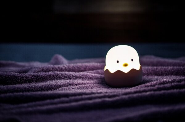 MegaLight - LED RGB Stmievateľná nabíjacia detská dotyková lampa EGGY EGG LED/5V