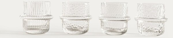 Sada pohárov NORAN priesvitná 787805 210 ml (4 ks)