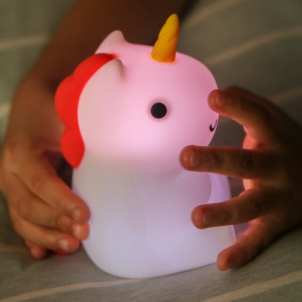 MegaLight -LED RGB Stmievateľná nabíjacia detská dotyková lampa MAGGY MAGIC LED/5V