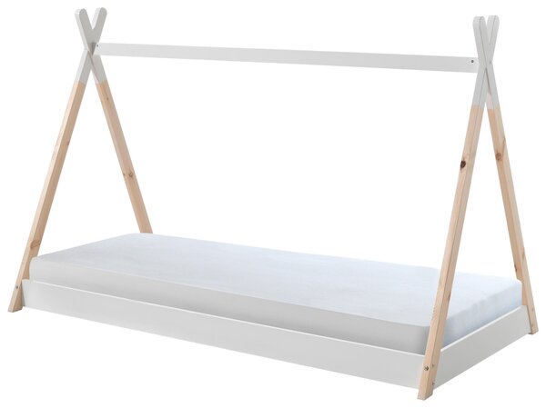 DOMČEKOVÁ POSTEĽ, 90/200 cm biela, farba borovice MID.YOU - Detské izby, Online Only