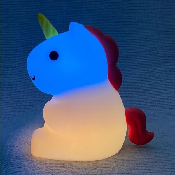 MegaLight -LED RGB Stmievateľná nabíjacia detská dotyková lampa MAGGY MAGIC LED/5V