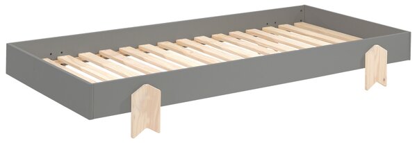 POSTEĽ PRE DETI A MLÁDEŽ, 90/200 cm sivá MID.YOU - Detské izby, Online Only