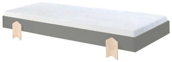 POSTEĽ PRE DETI A MLÁDEŽ, 90/200 cm sivá MID.YOU - Detské izby, Online Only