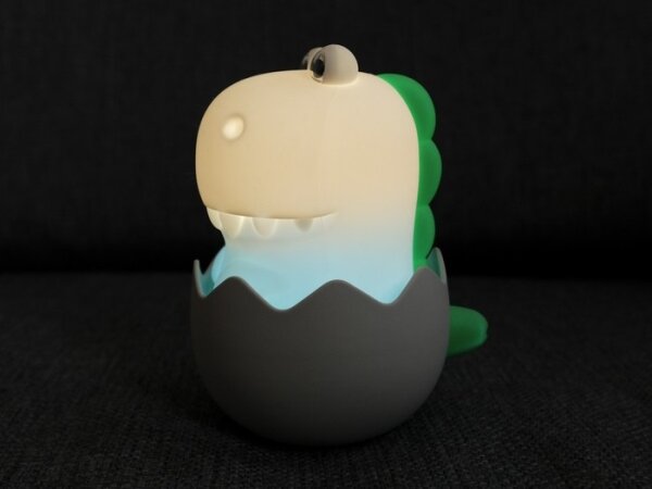MegaLight - LED RGB Stmievateľná nabíjacia detská dotyková lampa DIGGY DINO LED/5V