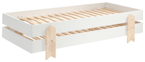 STOHOVATEĽNÁ POSTEĽ, 90/200 cm biela MID.YOU - Detské izby, Online Only
