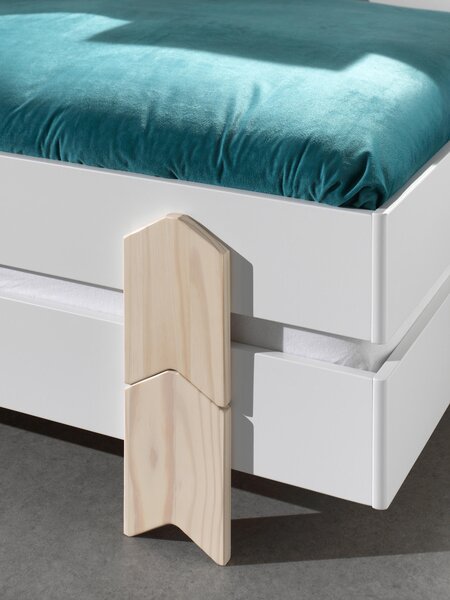 STOHOVATEĽNÁ POSTEĽ, 90/200 cm biela MID.YOU - Detské izby, Online Only