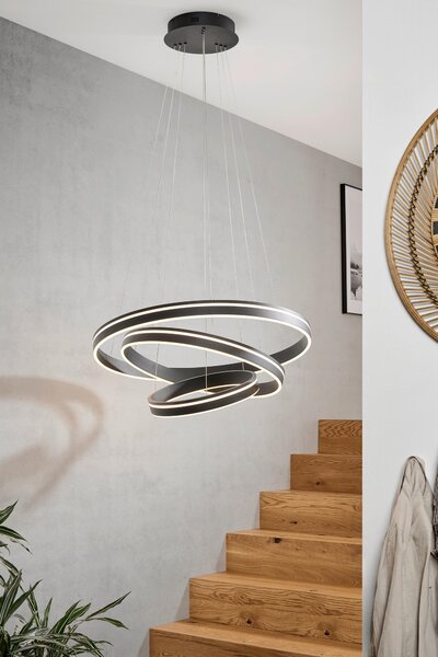 ZÁVESNÉ LED SVIETIDLO, 80/200 cm Dieter Knoll - Interiérové svietidlá