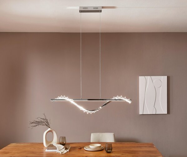 ZÁVESNÉ LED SVIETIDLO, 100/26/150 cm Ambiente - Interiérové svietidlá