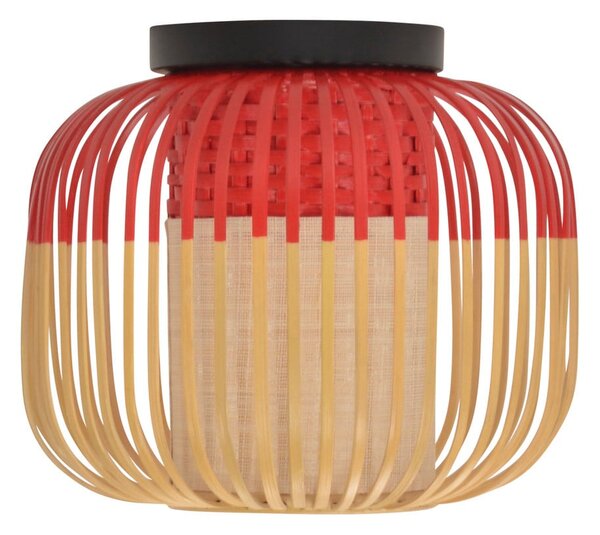 Stropné Lampa Forestier, Bamboo, stmievateľné, Červená, Chodba, Bambus, Dizajnový