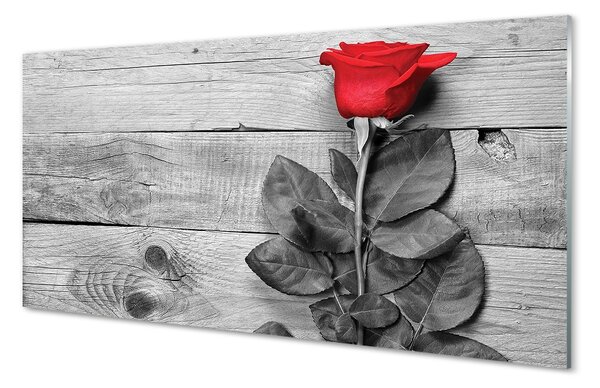 Obraz na skle Rose 100x50 cm 2 Prívesky