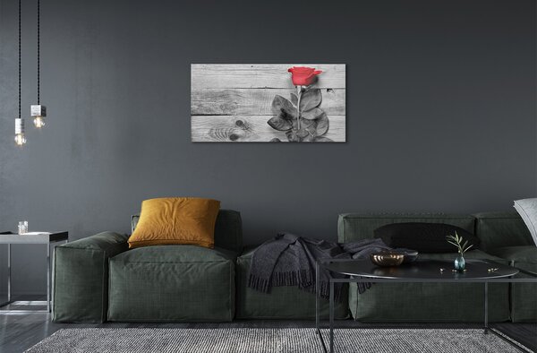 Obraz na skle Rose 100x50 cm 2 Prívesky