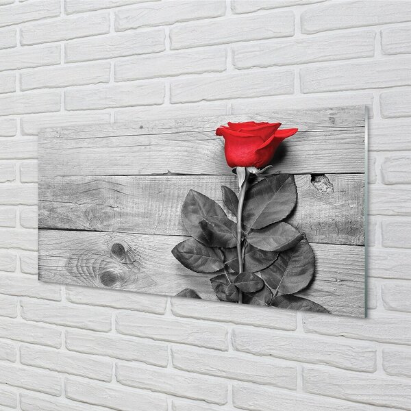 Obraz na skle Rose 100x50 cm 2 Prívesky