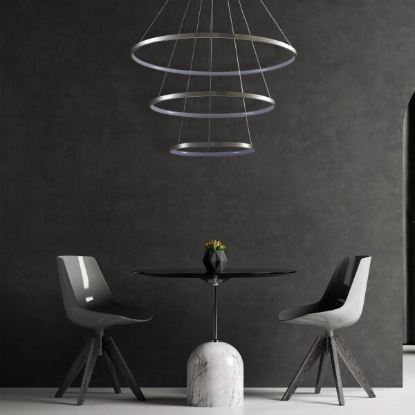 LED Luster na lanku LEA LED/60W/230V 4000K pr. 80 cm chróm
