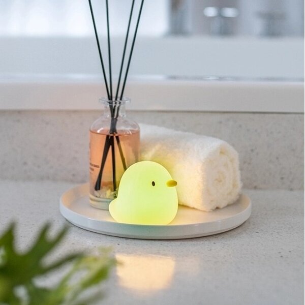 MegaLight - LED RGB Nabíjacia detská dotyková lampa do vane SWIMMY DUCK LED/5V