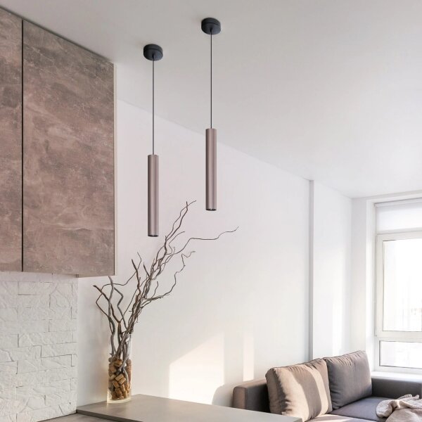 Závesné svietidlo LUNGOMARE na lanku 1xGU10/10W/230V chróm