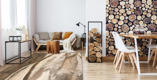 Koberec Agnella Tempo Natural Creg hnedý