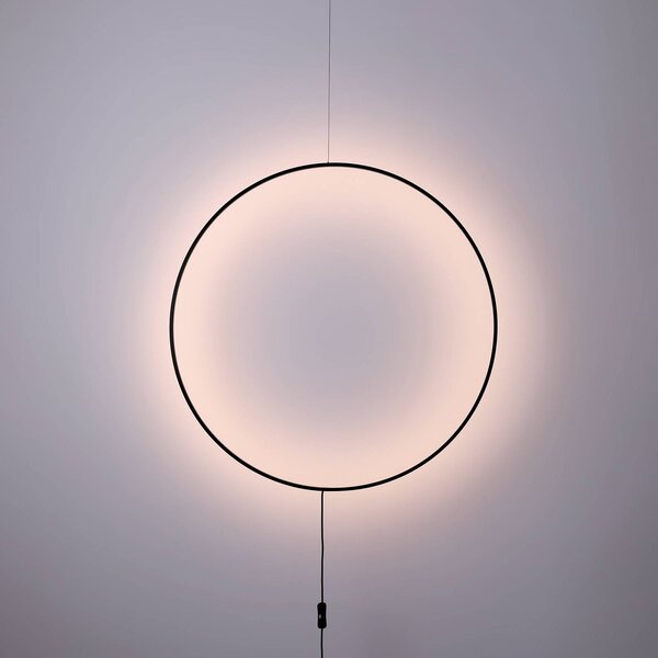 LED nástenné svietidlo Shadow, kruhové, Ø 61 cm