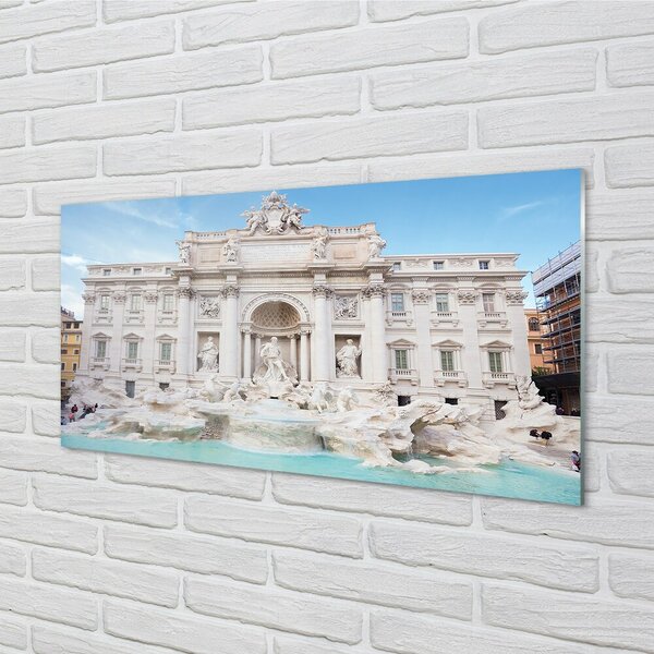 Sklenený obraz Katedrála Rome Fountain 100x50 cm 2 Prívesky