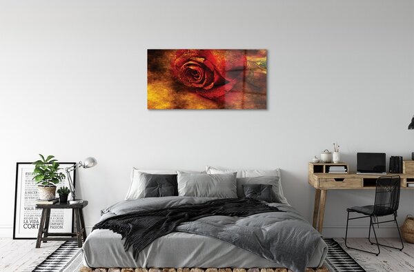 Obraz na skle rose picture 100x50 cm 2 Prívesky