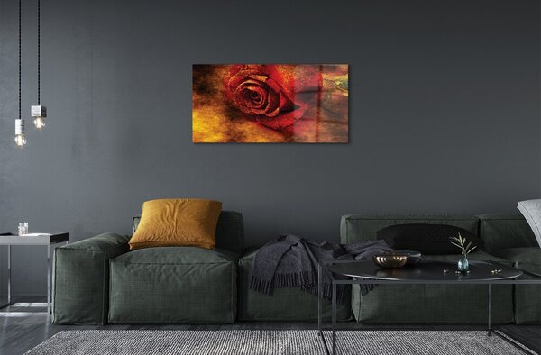 Obraz na skle rose picture 100x50 cm 2 Prívesky