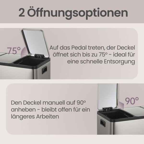 Odpadkový kôš na triedený odpad LTB254EZ01