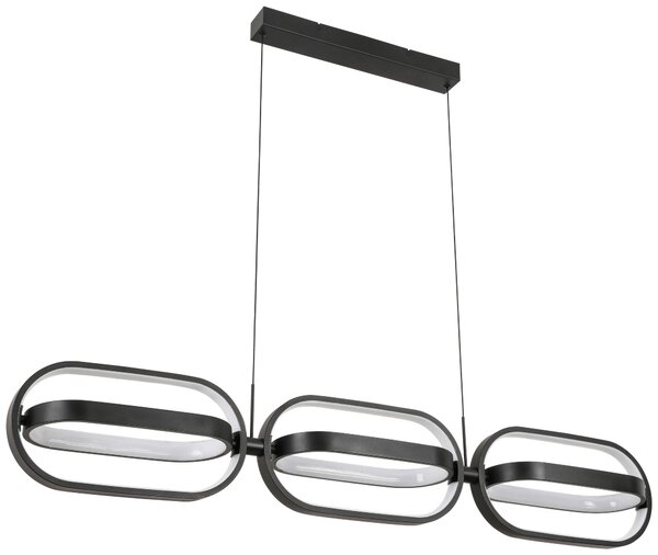 ZÁVESNÉ LED SVIETIDLO, 123/21/250 cm Novel - Interiérové svietidlá