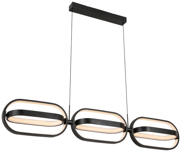 ZÁVESNÉ LED SVIETIDLO, 123/21/250 cm Novel - Interiérové svietidlá