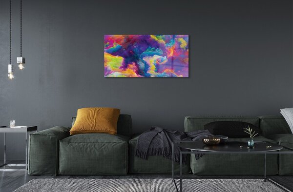Sklenený obraz nepravidelné fraktály 100x50 cm 2 Prívesky