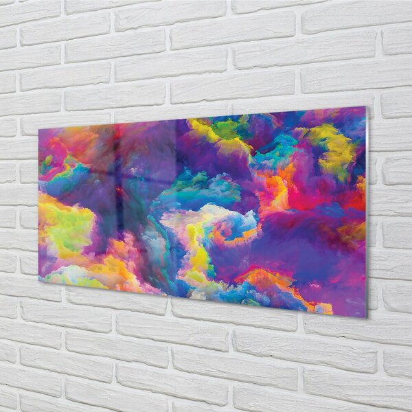 Sklenený obraz nepravidelné fraktály 100x50 cm 2 Prívesky