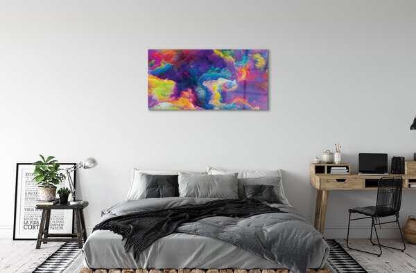 Sklenený obraz nepravidelné fraktály 100x50 cm 2 Prívesky